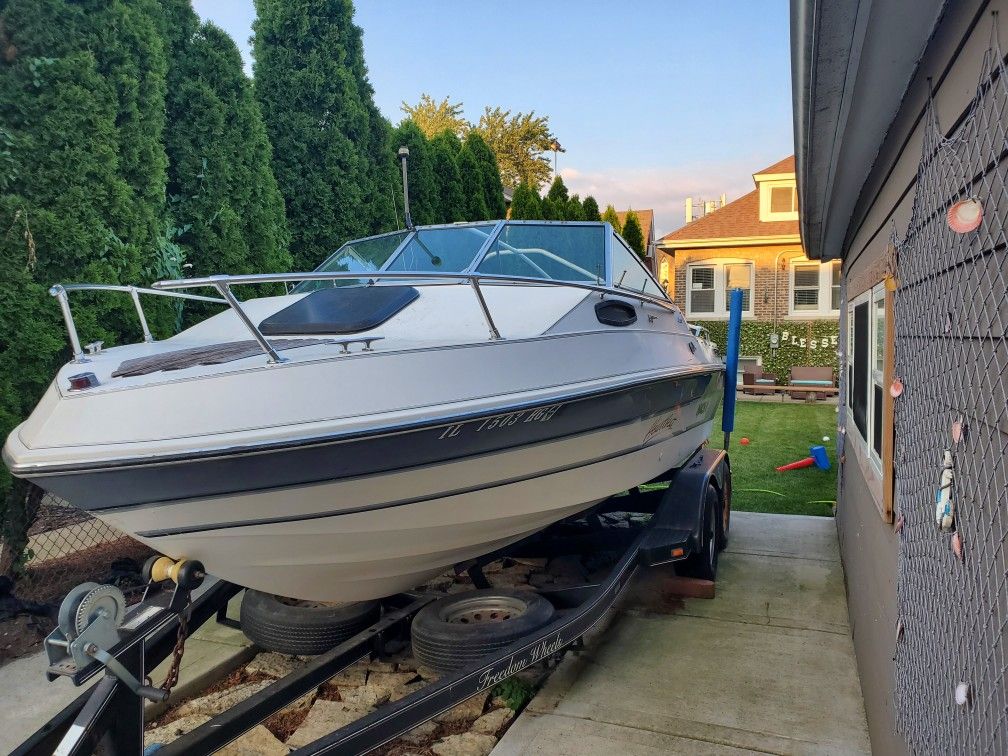 22' Boat & Trailer For Sale