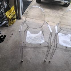 Kartell Ghost Arm Chairs (Louis Stark)