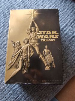 STAR WARS Trilogy Original Full Screen Gold Box DVD Set IV V VI + Bonus Materal