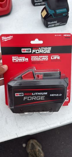 12-0 Batteries Milwaukee FORGE “ $180.. BRAND NEW “”