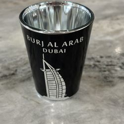 Souvenir Shot Glass The Burj Al Arab Hotel, Dubai 
