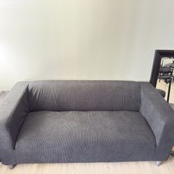 IKEA SOFA KLIPPAN BLACK LIKE NEW