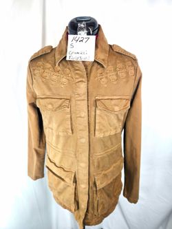 NWOT Vintage Gramicci Artisan Wash Embroidered Field Jacket - Women’s Size Small