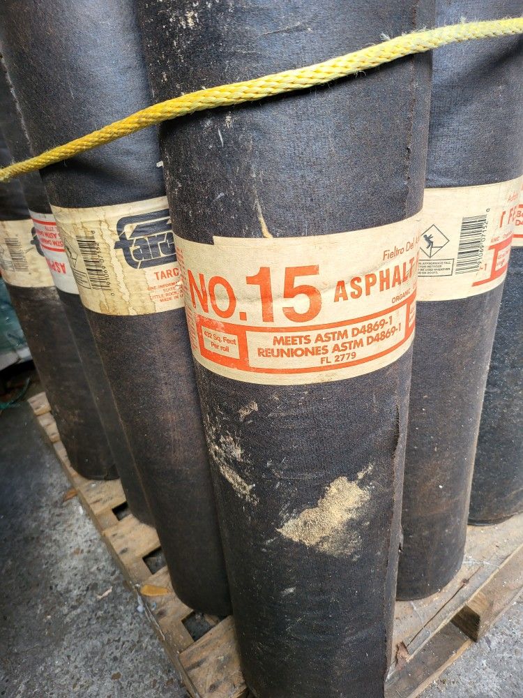 Asphalt Felt NO.15 for Sale in Houston, TX OfferUp