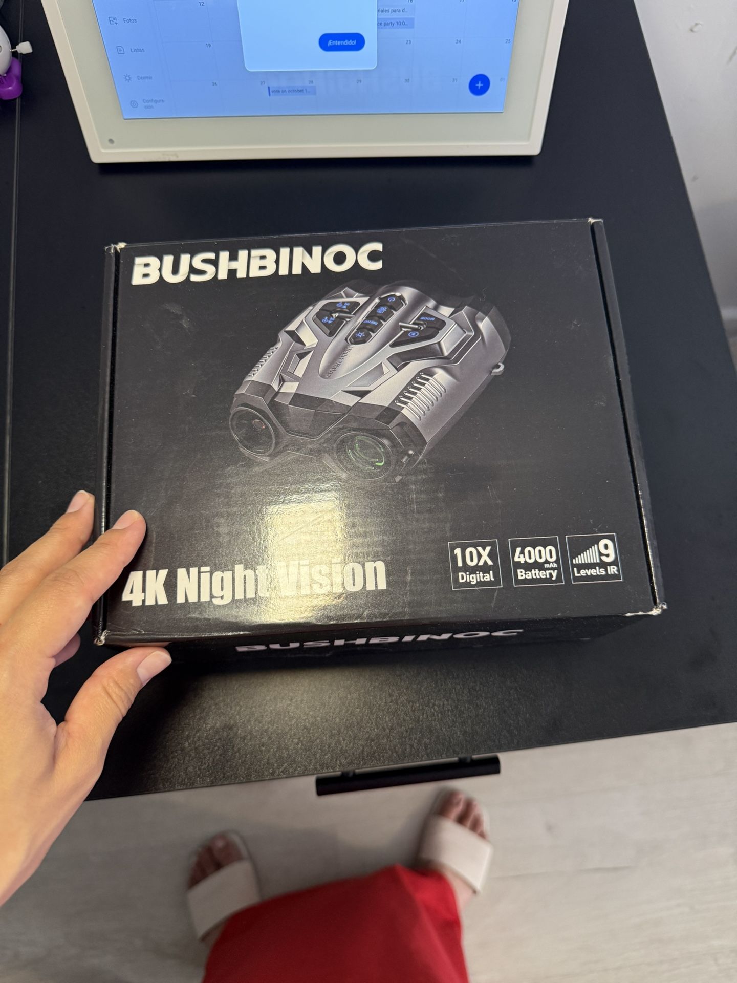 Binoculares 4K con Visión Nocturna y Cámara Integrada – Nuevo en Caja