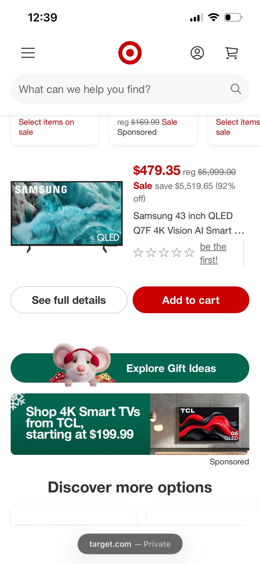 Samsung 43 inch QLED Q7F 4K Vision AI Smart TV, (2025)