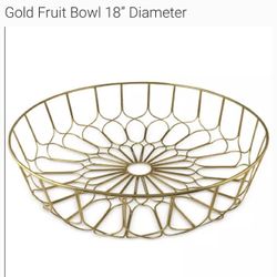 Large Gold Baskets x3 - $15