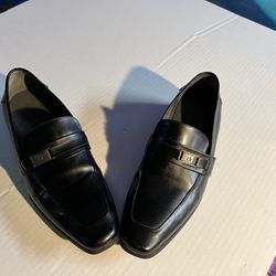 Calvin Klein 'Craig' Black Slip On Dress Shoes Men's Size 7