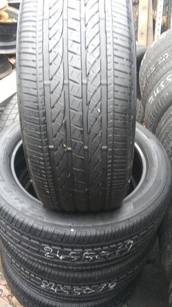 4 used tire Bridgestone dueler. Runflat 245/50/19