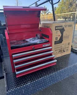 Kobalt 26-in x 22-in x 16-in 4 -Drawer Steel Tool Chest
