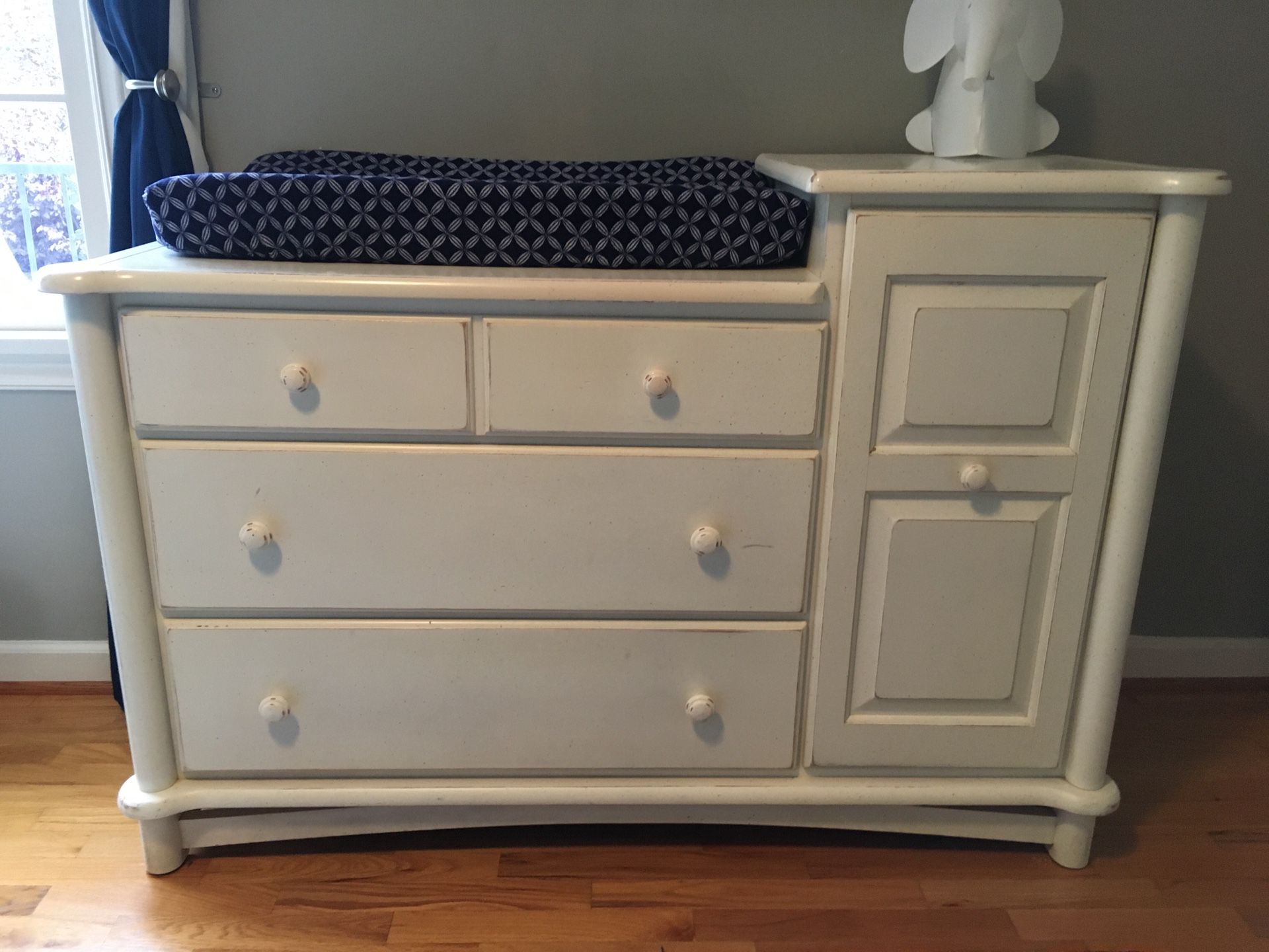 Changing table and dresser