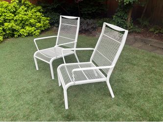White patio chairs (4) - Dania/Scandinavian Design