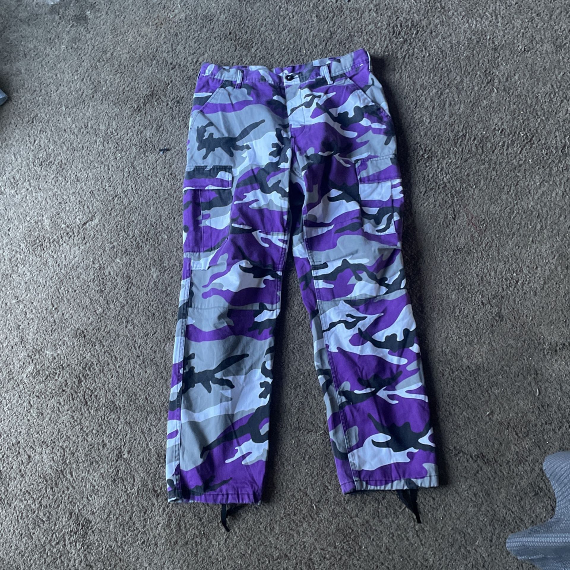 Rothco BDU Tactical Ultra Violet Camo Cargo Pants