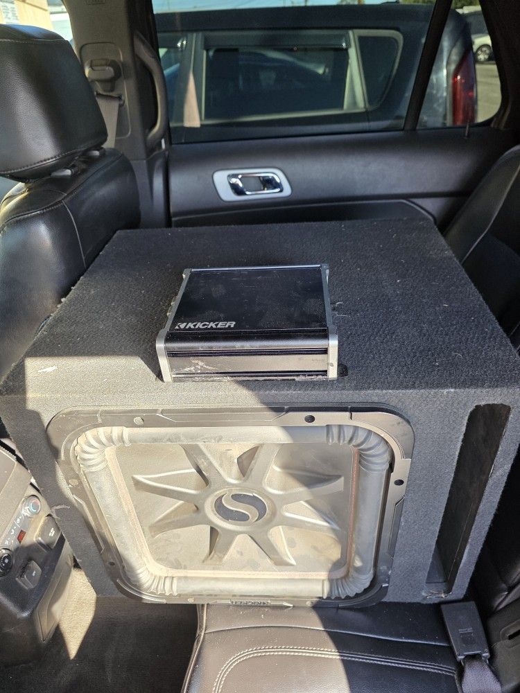 Subwoofer Kicker LR7 15imch With Amp