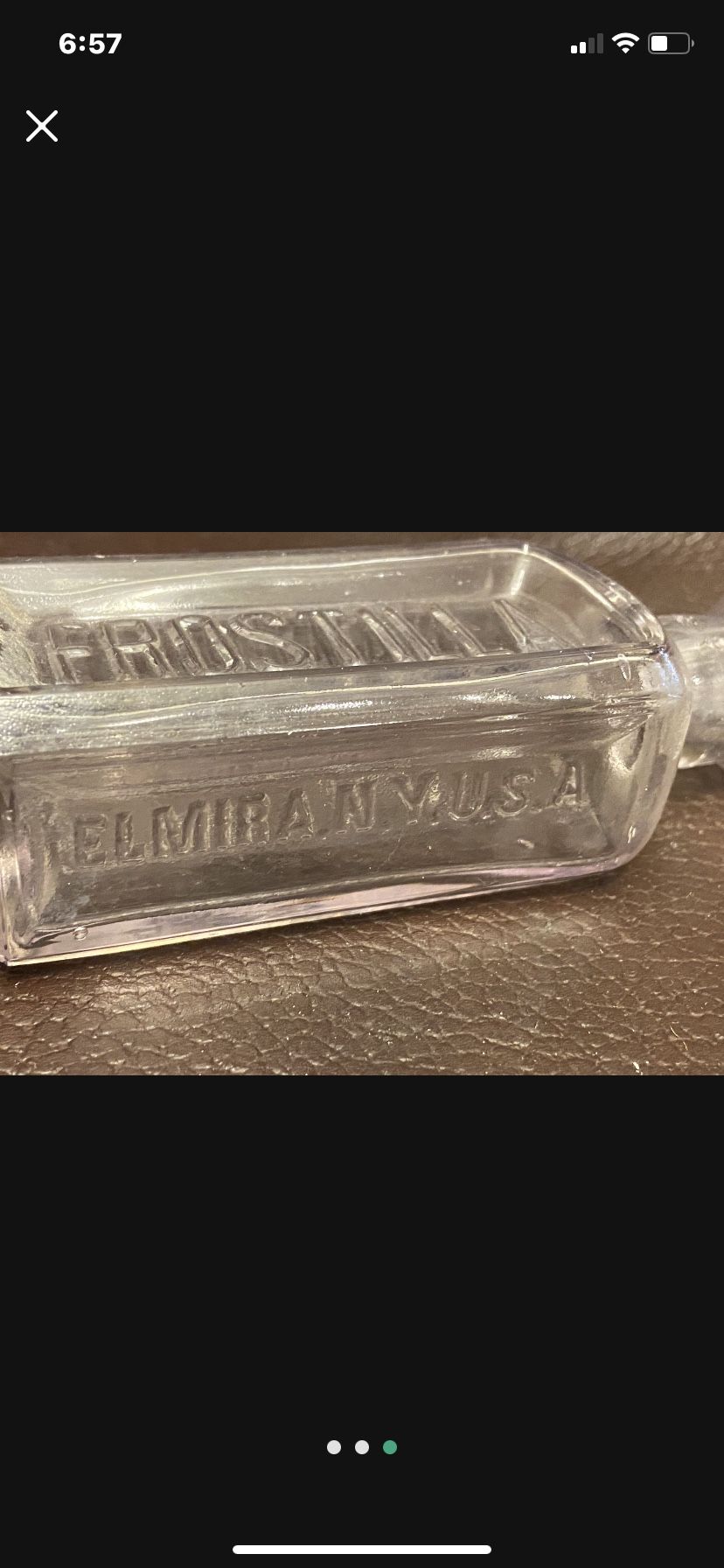 Vintage Bottle ELMIRA New Your