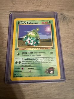 Bulbasaur 1st edition