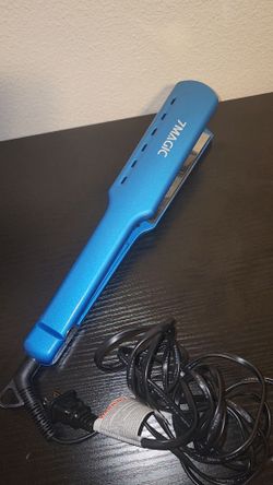 7Magic Blue Hair Straightener Flat Iron
