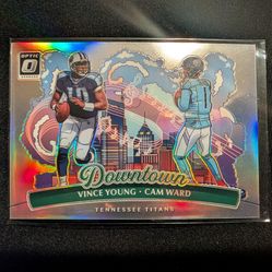 Downtown Vince young cam ward donruss optic
