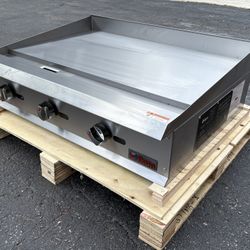 36” Flat-Top Griddle - Restaurant Equipment- Deep Fryer Grill