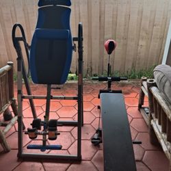 Inclined Sit-up Table And Invert Table