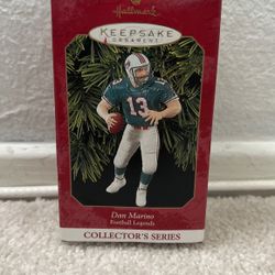 Hallmark Keepsake Ornament NFL Football legends 1999 Dan Marino