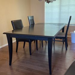 Free Dinning Table With Two Chairs 
