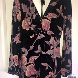 LUSH Black Velvet Dress