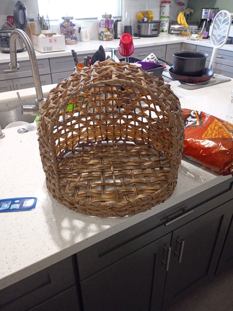 Whicker Basket Cat House