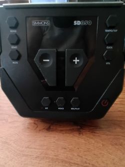 Simmons SD350 Electronic Drum Module AS-IS / UNTESTED