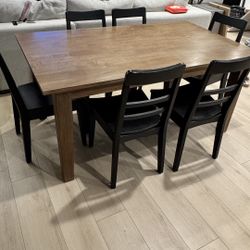 Solid Wood Dining Table 