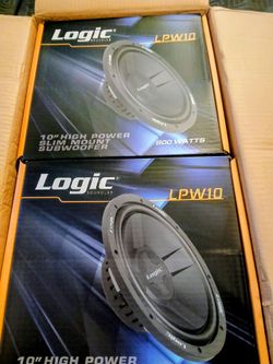 Logic Sound Lab 10" Sub Woofer Brand new In the box