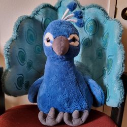 Large Peacock Stuffed Animal 