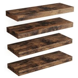 Set of 4 Floating Shelves 