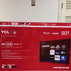 50 Inch 4k TCL Roku Tv 