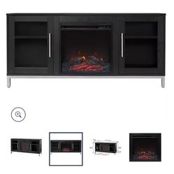 Versanora 54" Fireplace TV Stand with 18" Insert