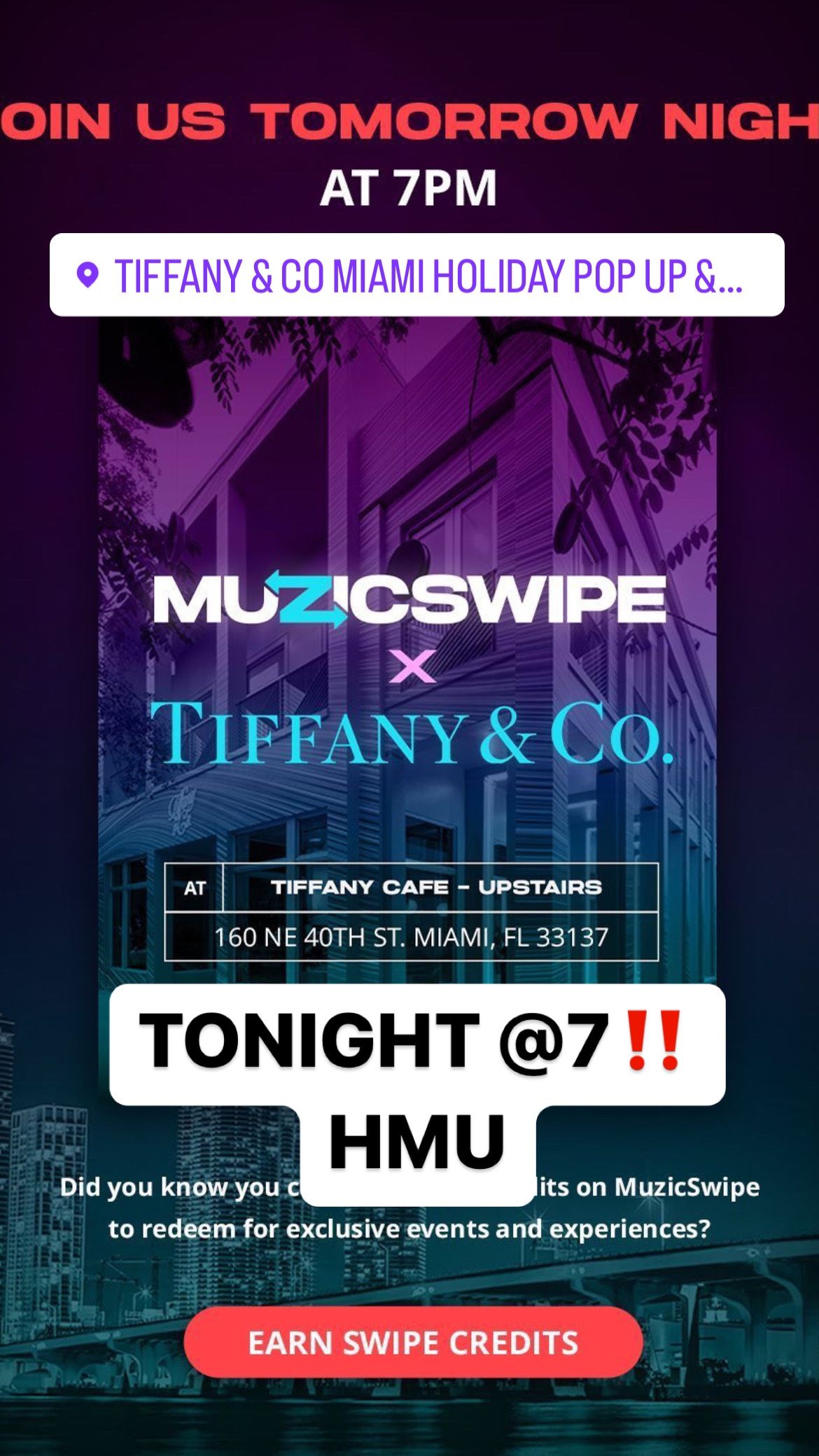 Music swipe X Tiffany Co.