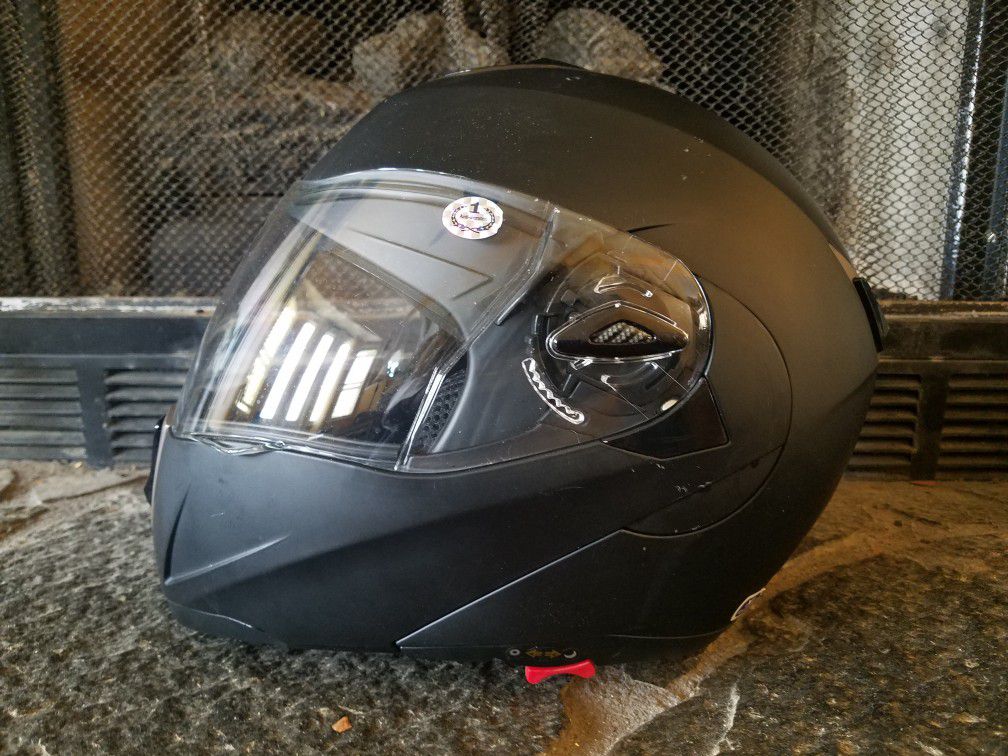 Yescom Full Face Flip up Modular Motorcycle Helmet DOT Approved Dual...