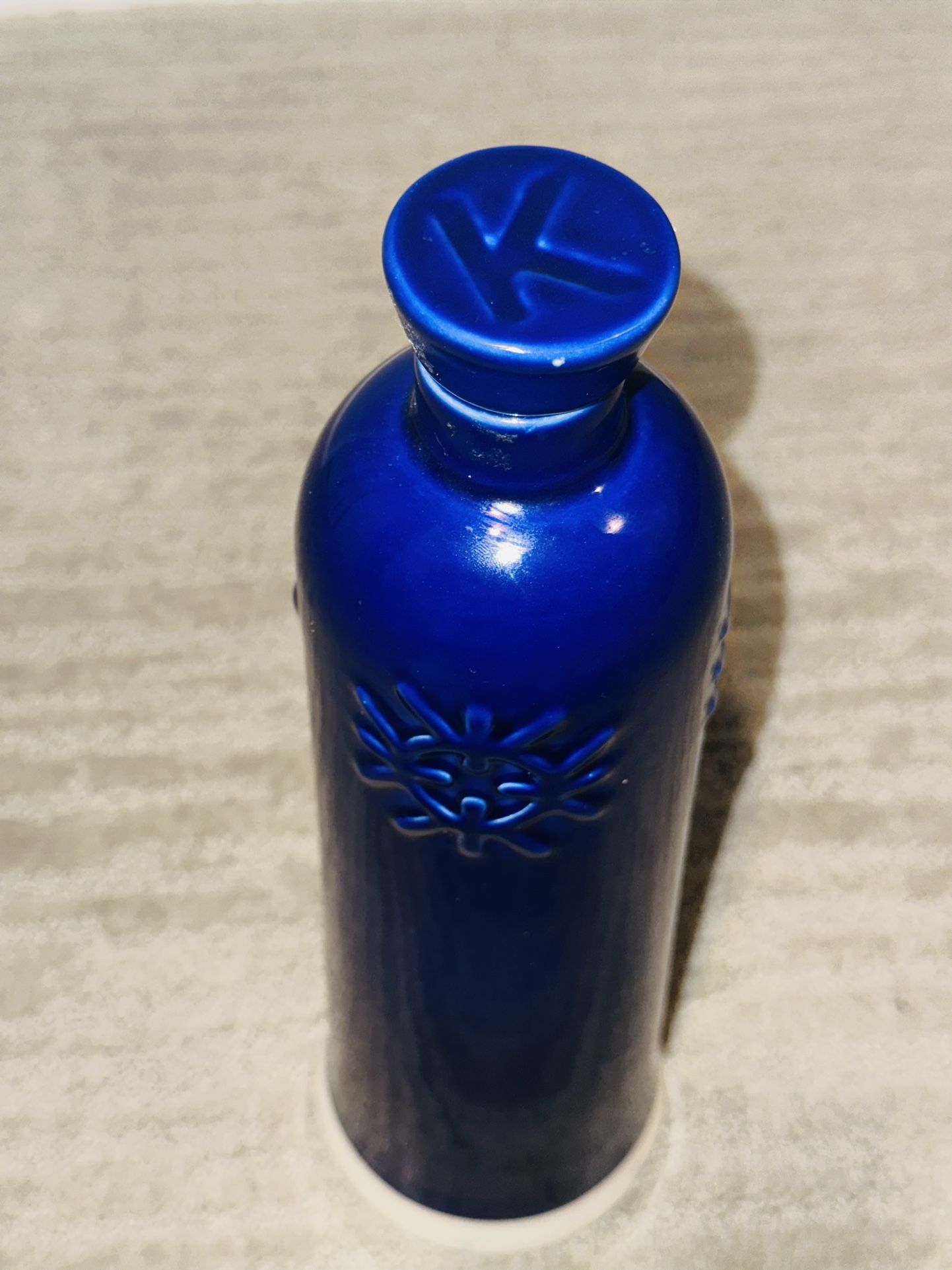 Komos Cristalino Anejo Tequila empty bottle