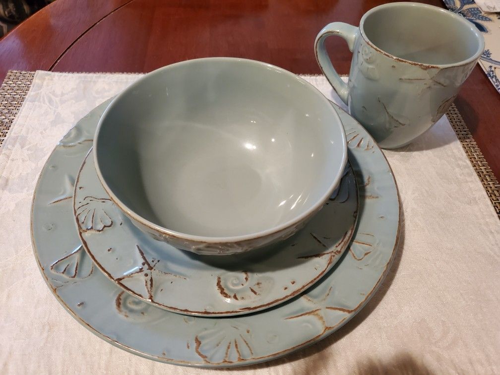 Cape Cod by Thompson, 4 piece place setting for 12 - $100 obo.