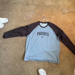 Nike San Diego Padres Long Sleeve Warm Up Xxl