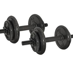 CAP Barbell 40lb Adjustable Cast Iron Dumbbell, Pair