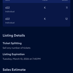 Concert tickets Megan Mooney