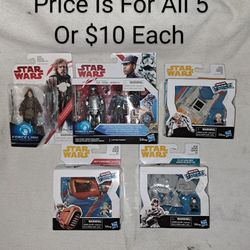 5 Brand New Star Wars Collectables All For 1 Price Or $10 Each