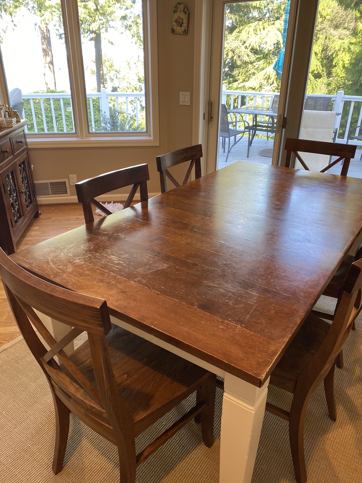 Pottery Barn Dining Table and Chairs for Sale in Medina, WA - OfferUp