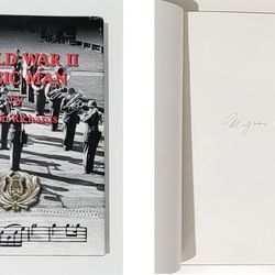 World War II Music Man Signed Book - MYRON RICHARDS Signed Book - 2004 Hardcover