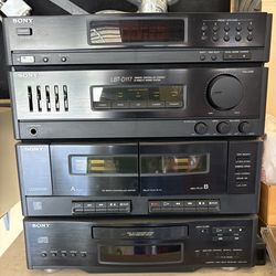 Sony CD, Dual Cassette, Tuner and Equalizer