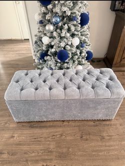 Tainoki velour Storage Ottoman bench - tainoki New With Tags