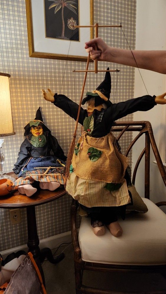 Vintage Witch Marionettes from Germany