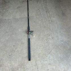 Old Fishing Rod and Reel