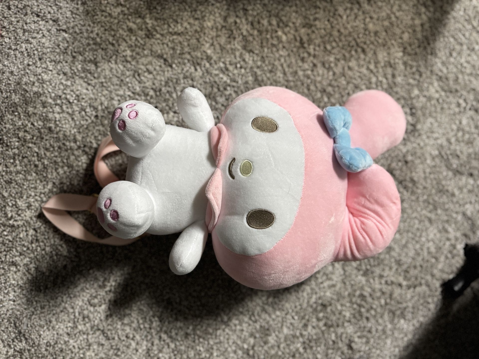 🎀 My Melody Plush Backpack – Soft, Kawaii, and Cuddly! 🎀